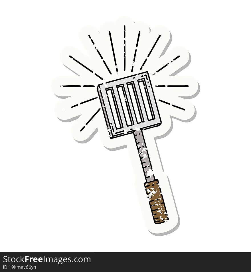 Grunge Sticker Of Tattoo Style Kitchen Spatula