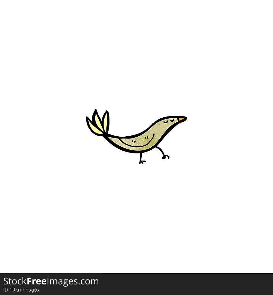 cartoon bird