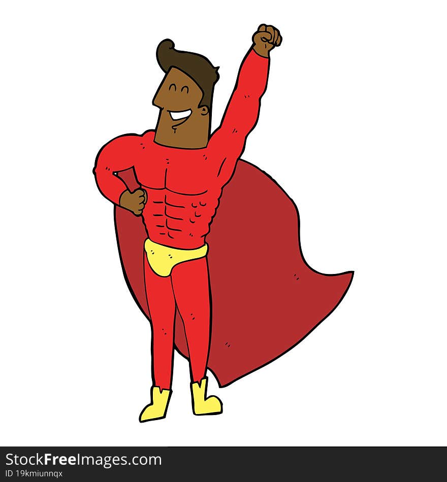 Cartoon Superhero