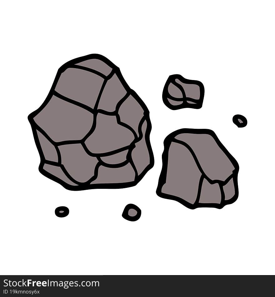 cartoon rocks