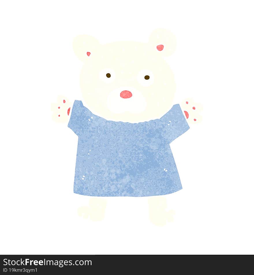 Cartoon Cute Polar Bear