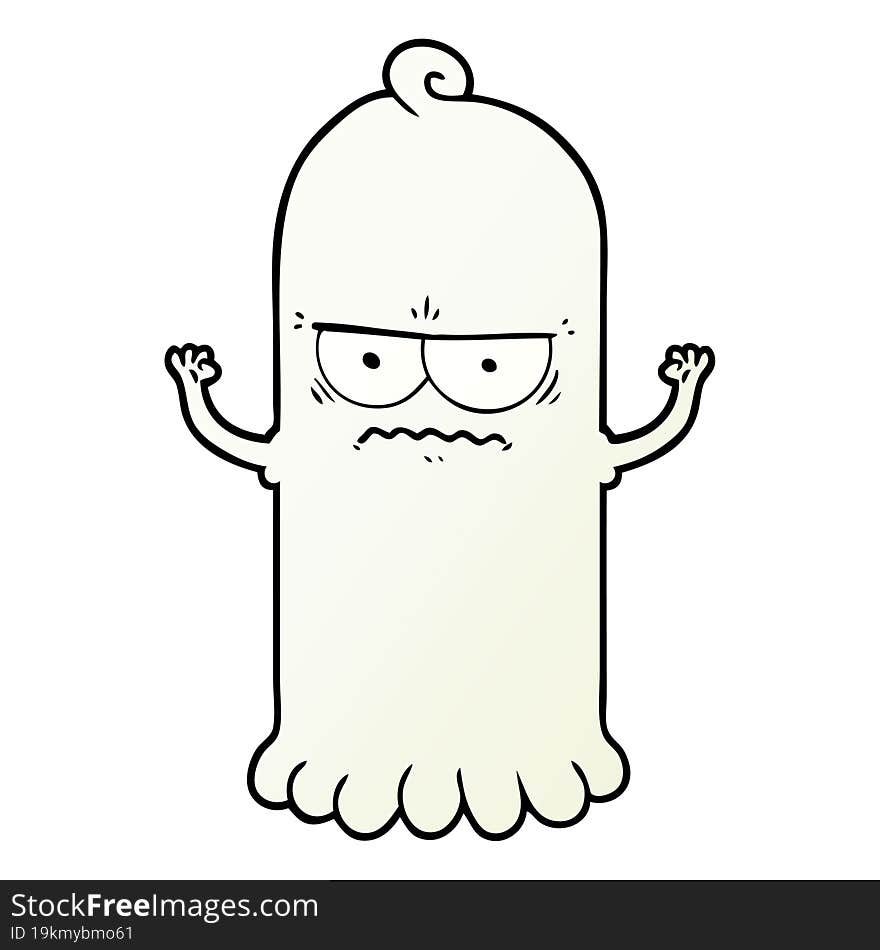 cartoon ghost. cartoon ghost