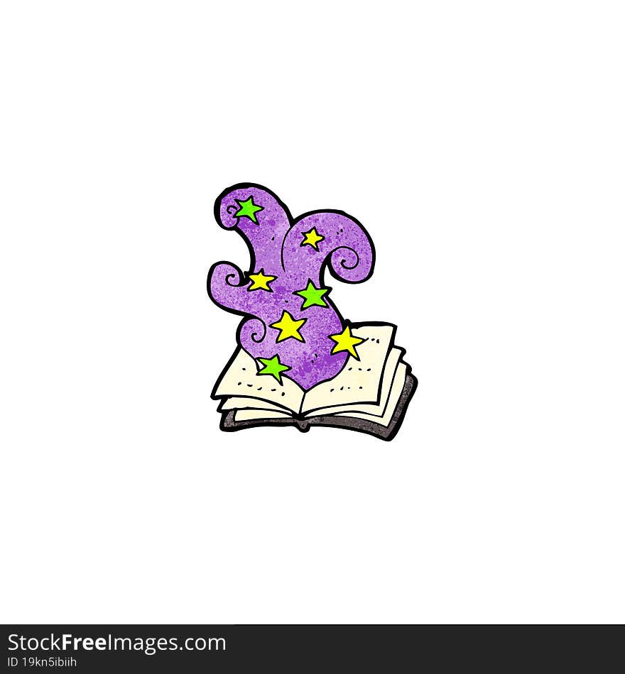 Cartoon Magic Spell Book