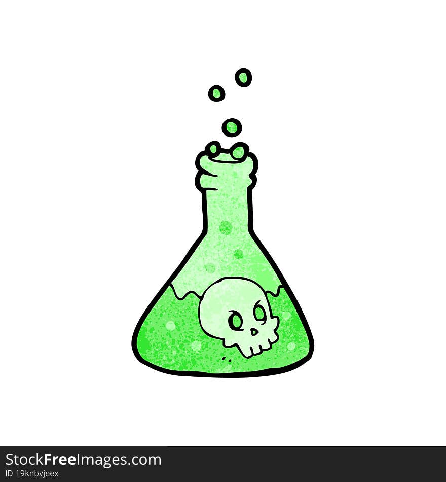 cartoon spooky potion