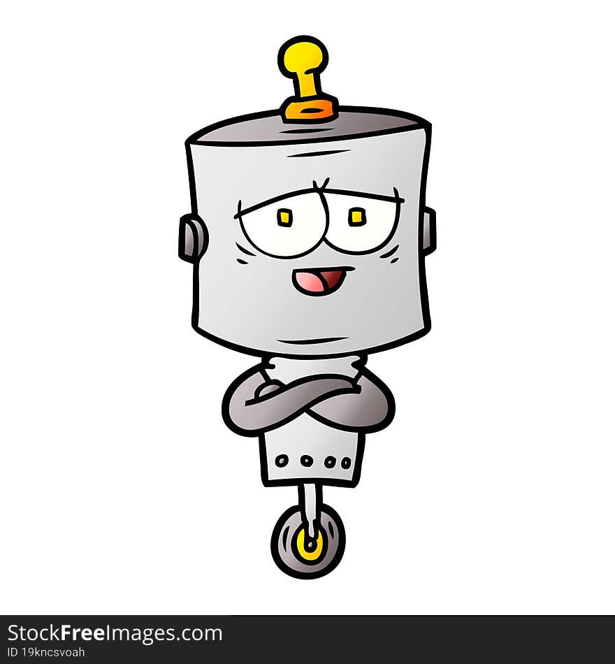 cartoon robot. cartoon robot