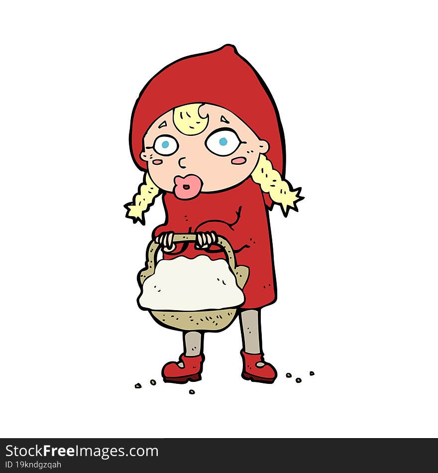 little red riding hood cartoon