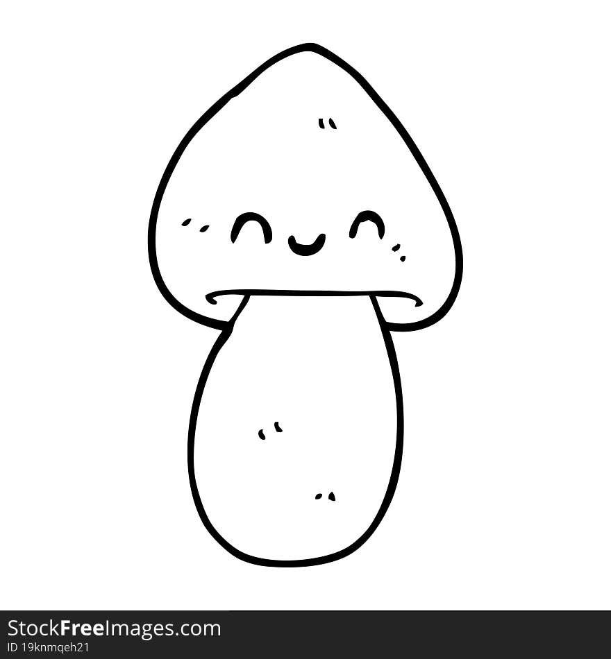 cartoon mushroom