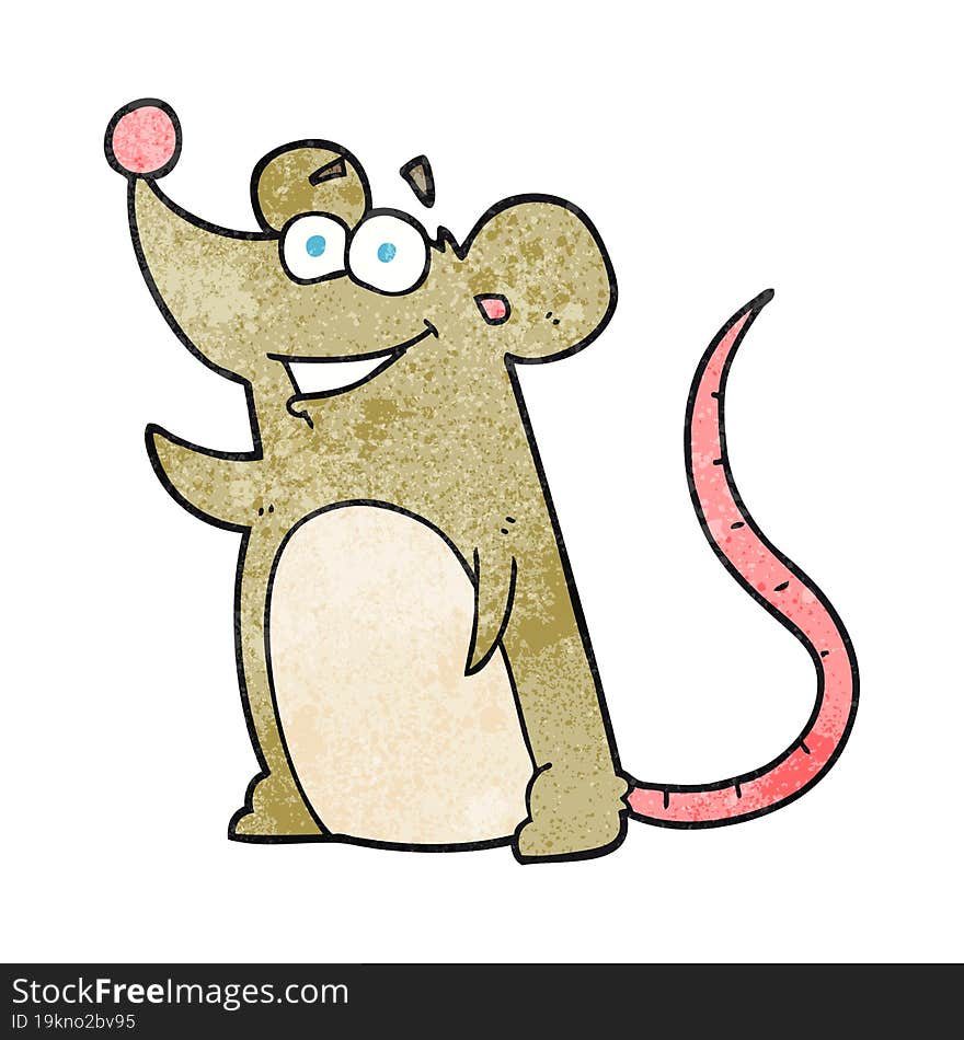 Textured Cartoon Mouse