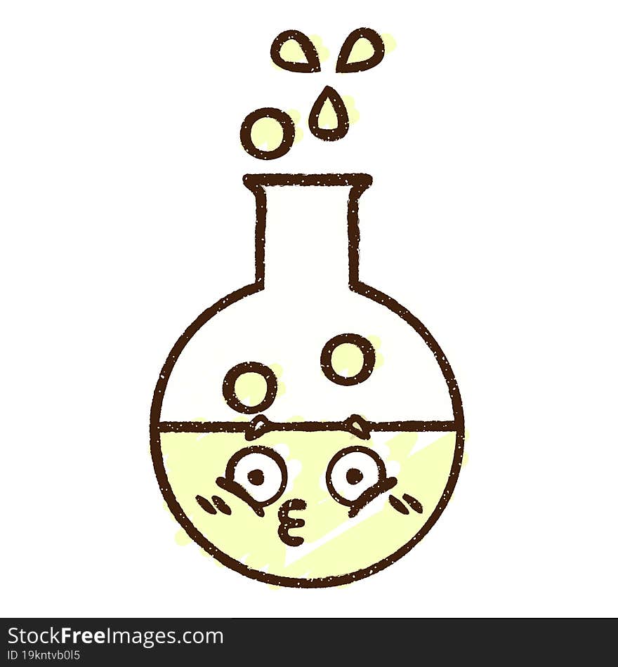 Science Experiment Chalk Drawing