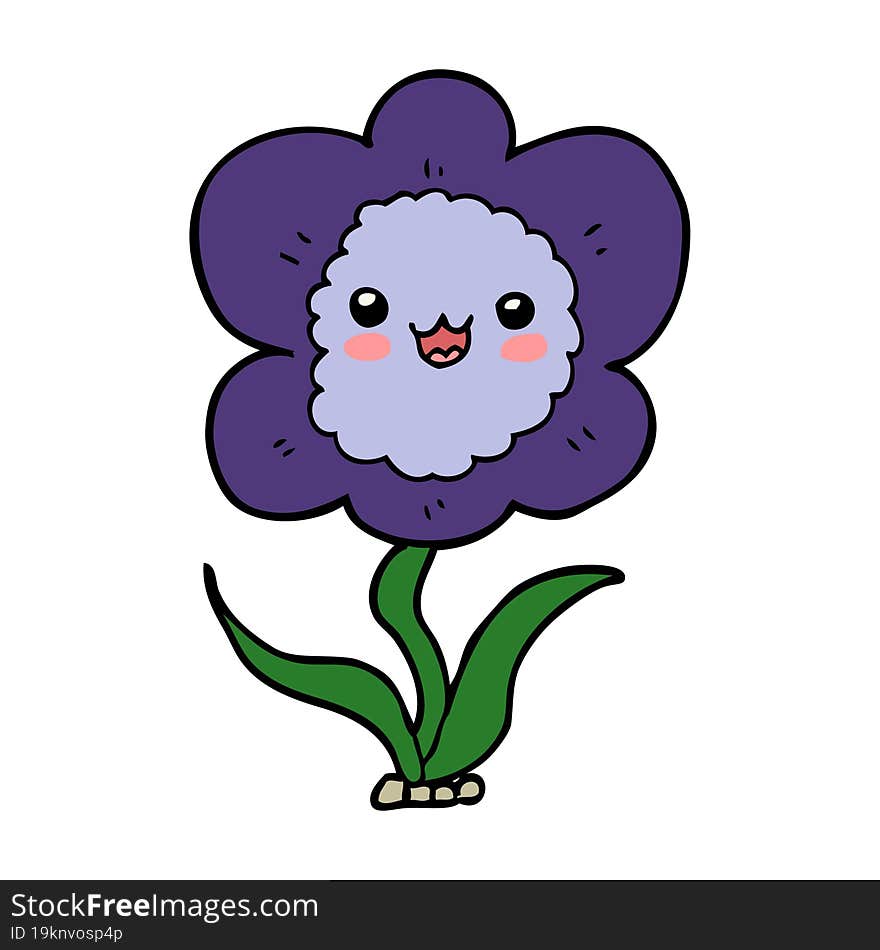 cartoon flower