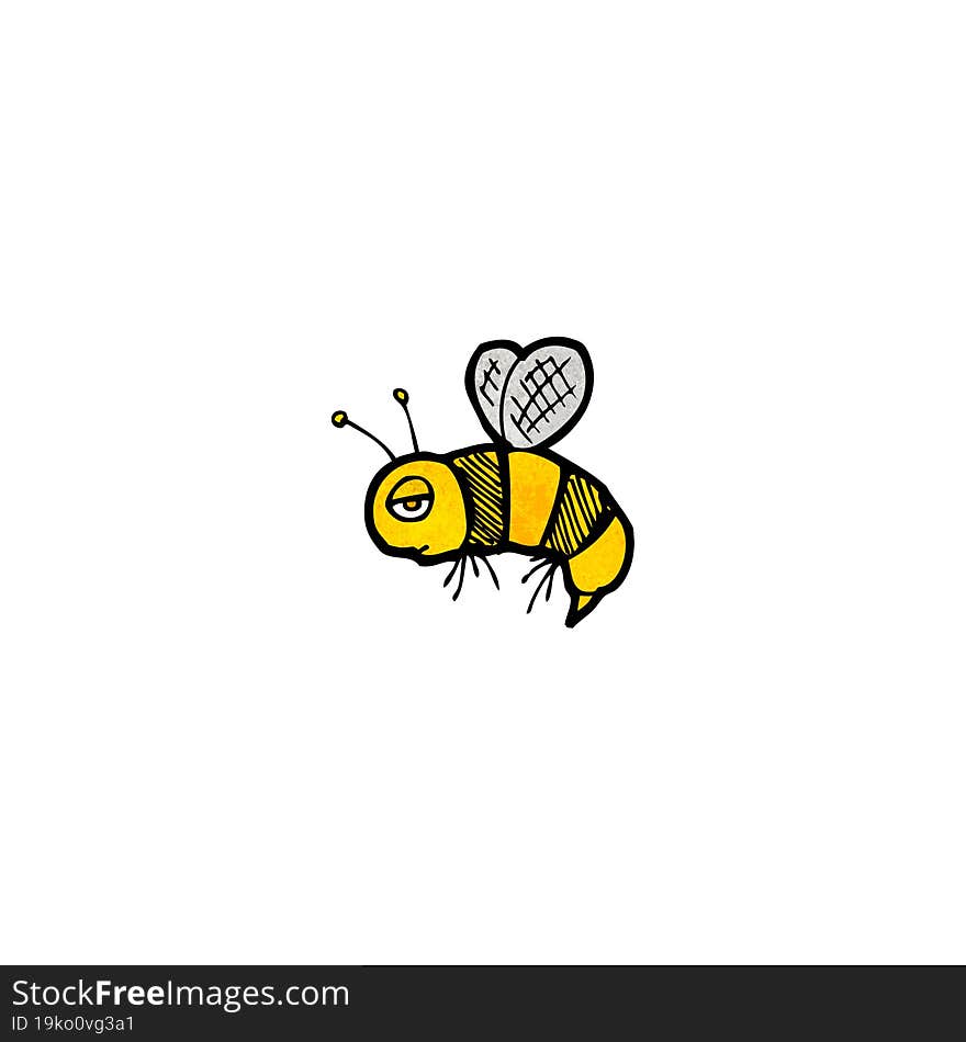 bee cartoon doodle