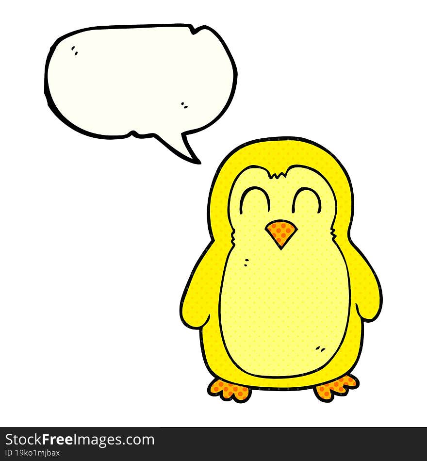 comic book speech bubble cartoon bird