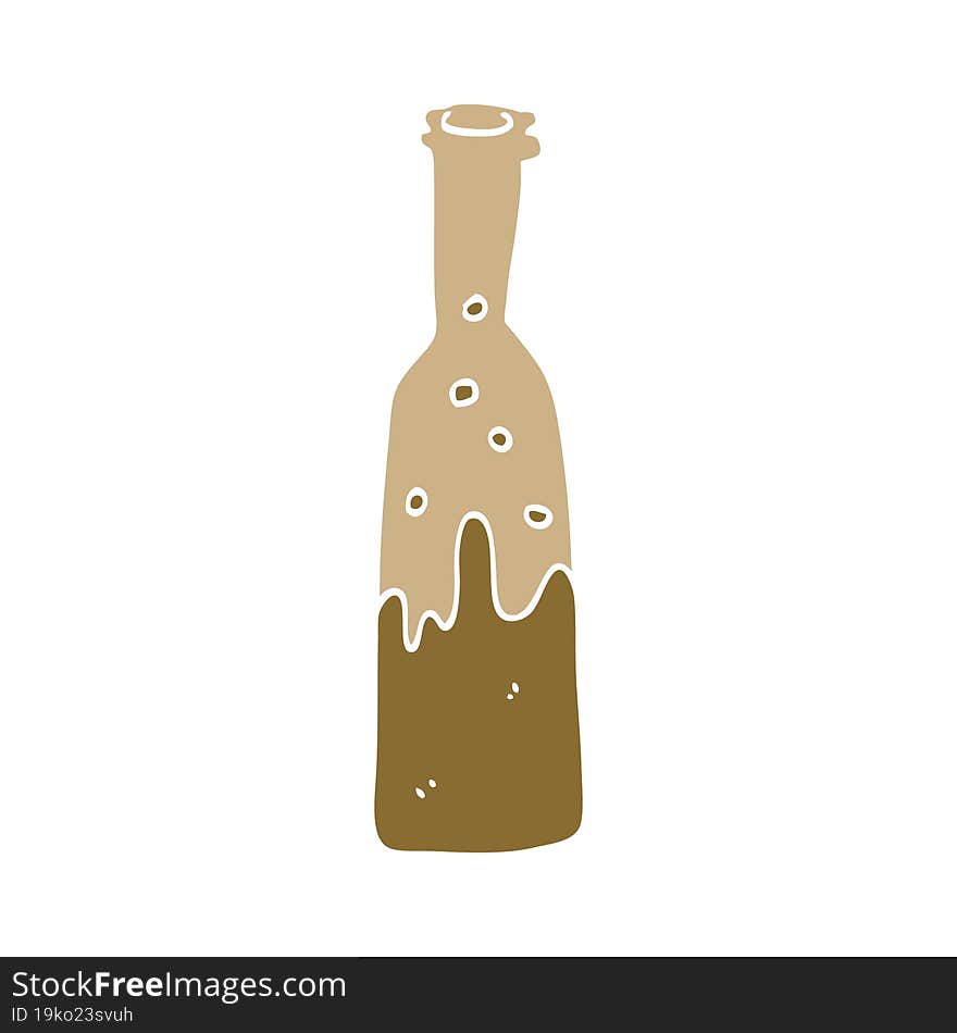 cartoon doodle bottle of pop