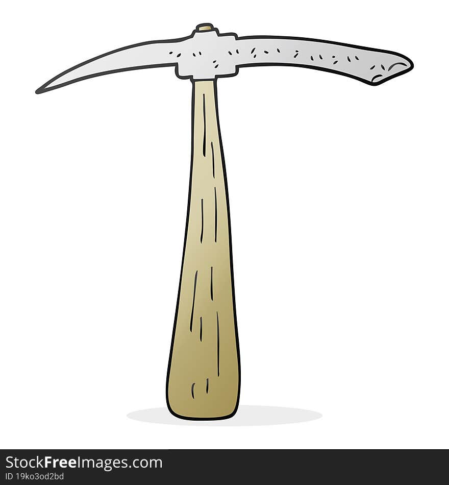 cartoon pick axe