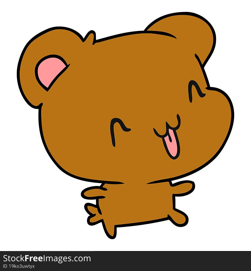 cartoon kawaii cute happy bear