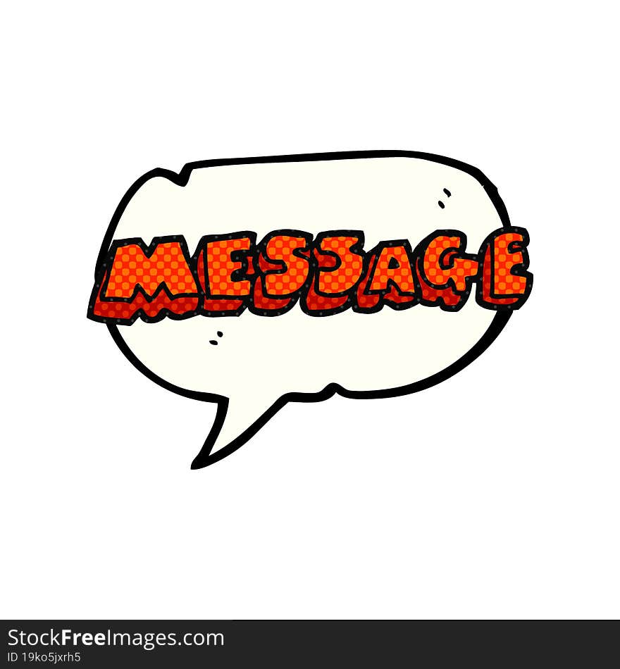 comic book speech bubble cartoon message text