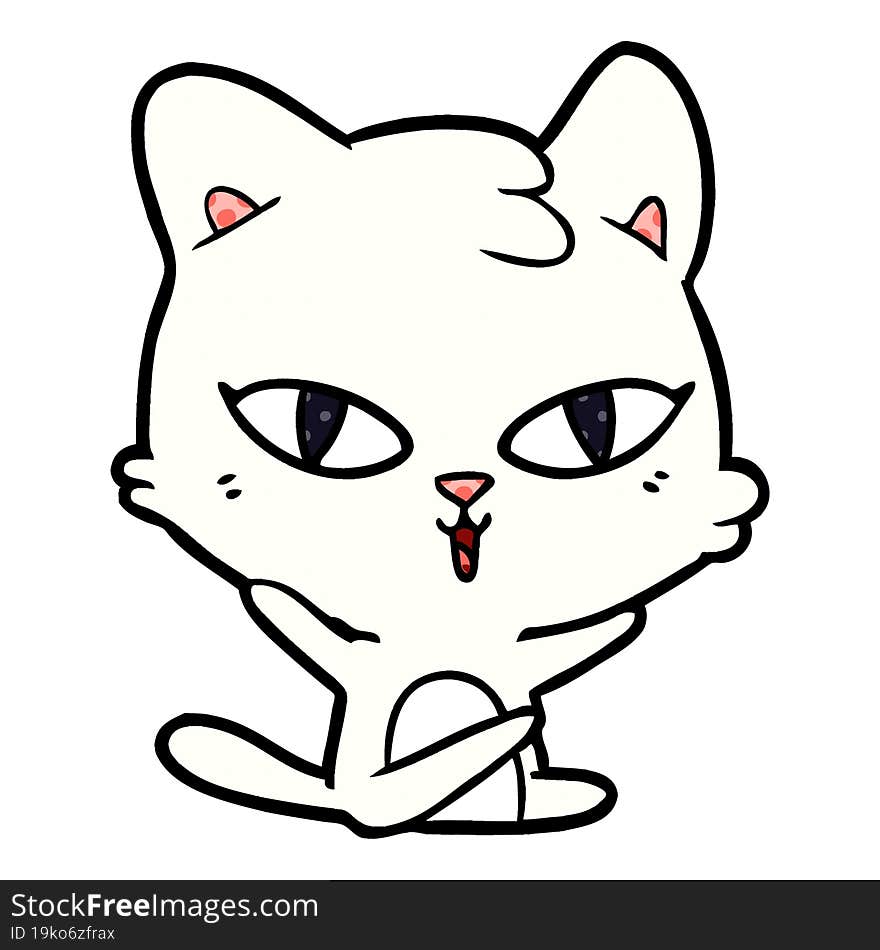 cartoon cat. cartoon cat