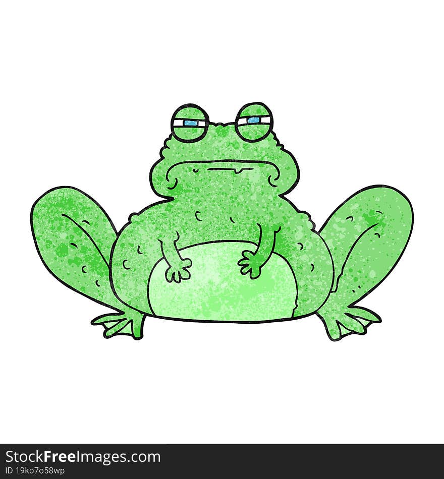 Textured Cartoon Frog