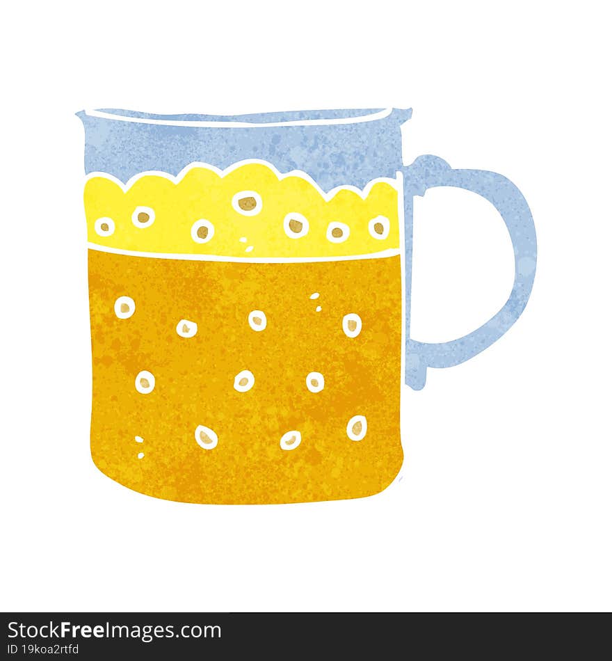 cartoon mug of beer