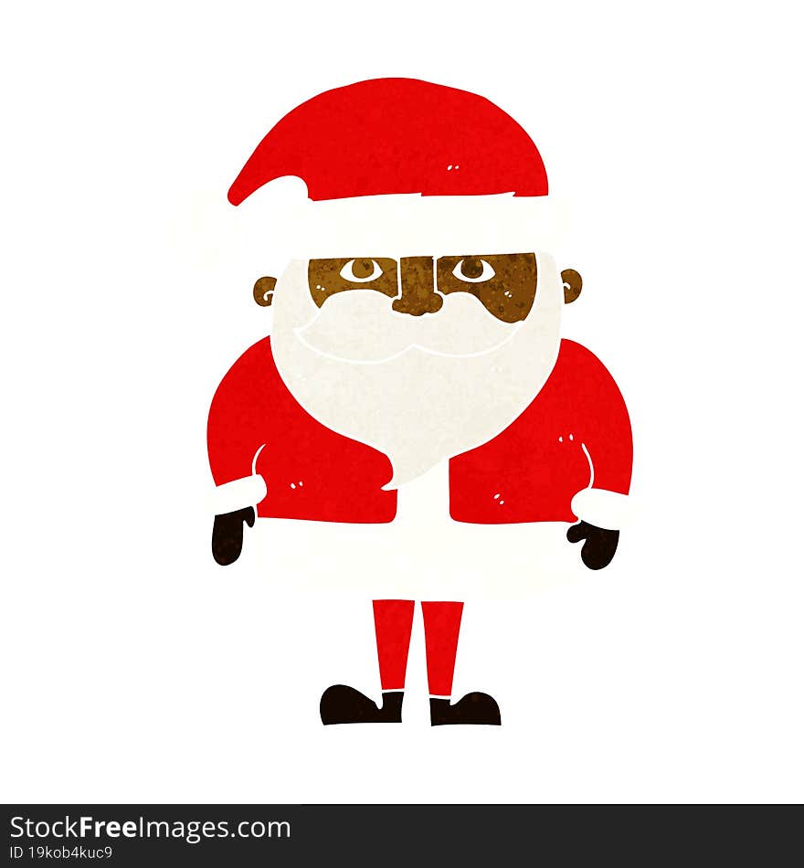 cartoon santa claus