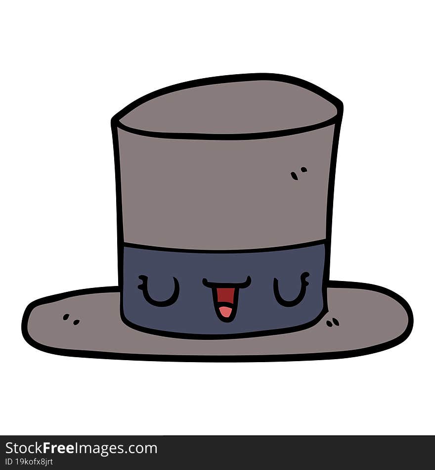 cartoon top hat