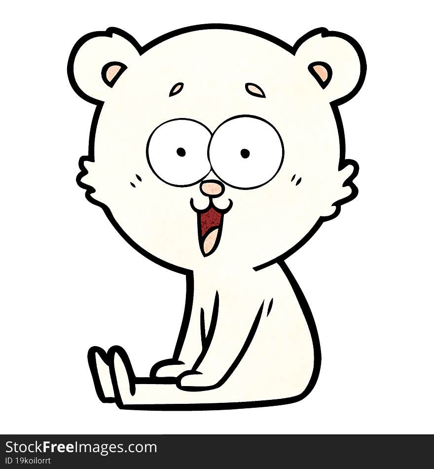 laughing teddy  bear cartoon. laughing teddy  bear cartoon