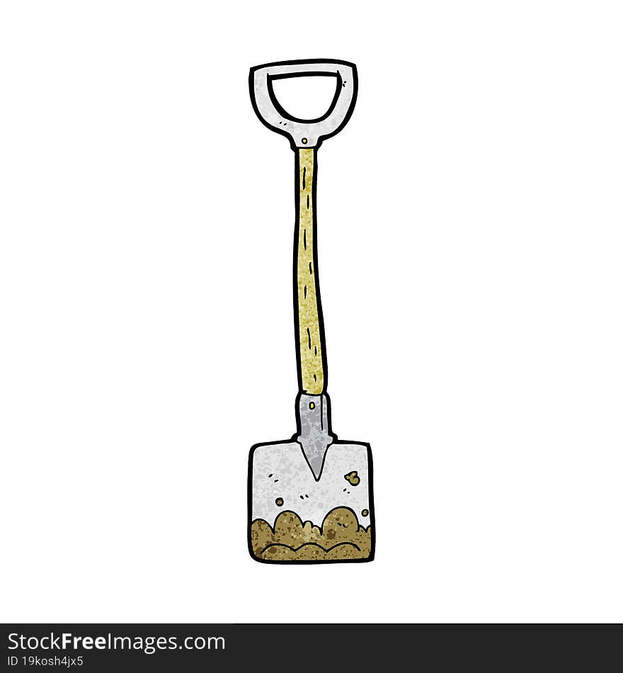 cartoon shovel