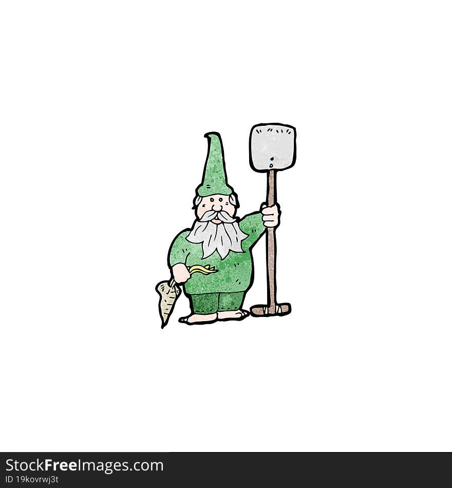 Cartoon Garden Gnome