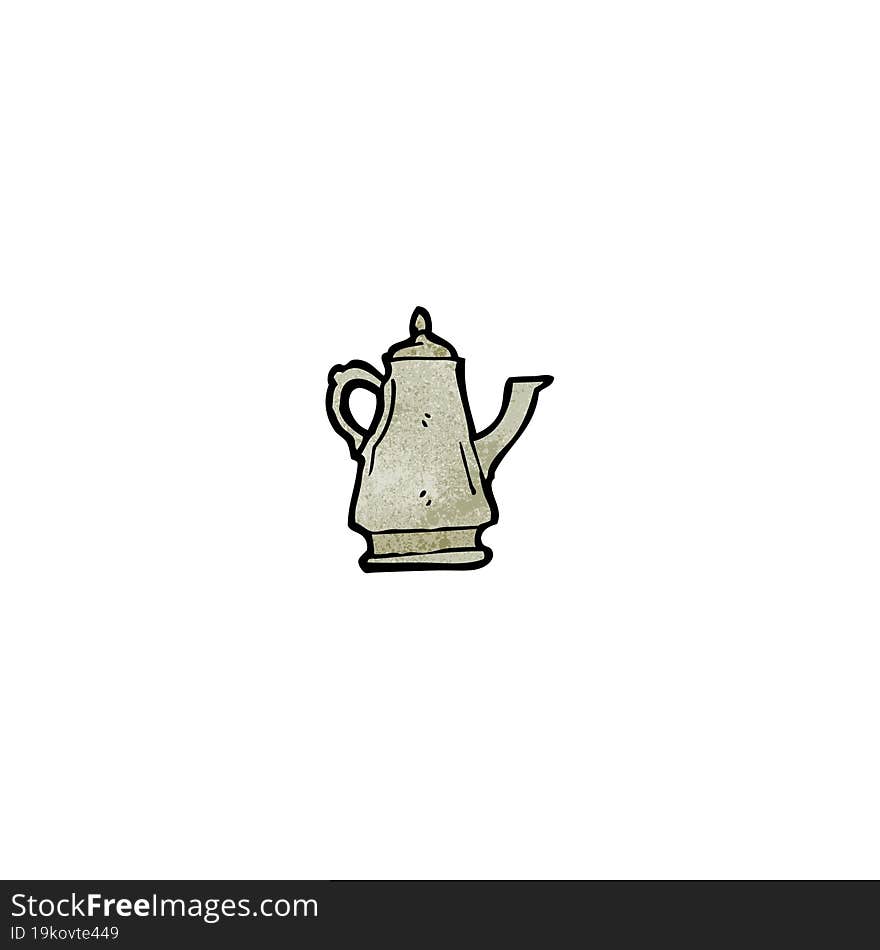 cartoon coffee pot