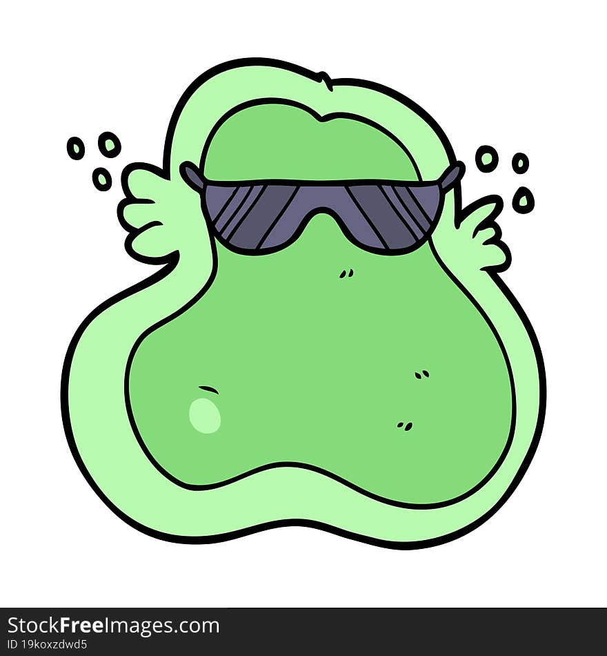 cool cartoon amoeba. cool cartoon amoeba