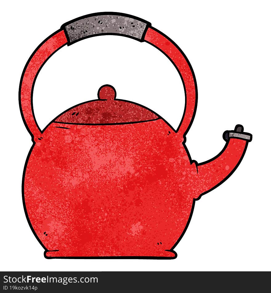 cartoon kettle. cartoon kettle