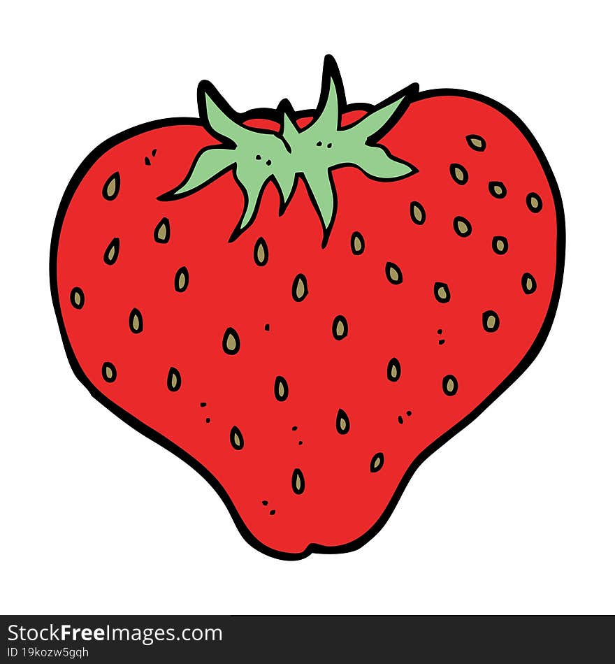 cartoon strawberry