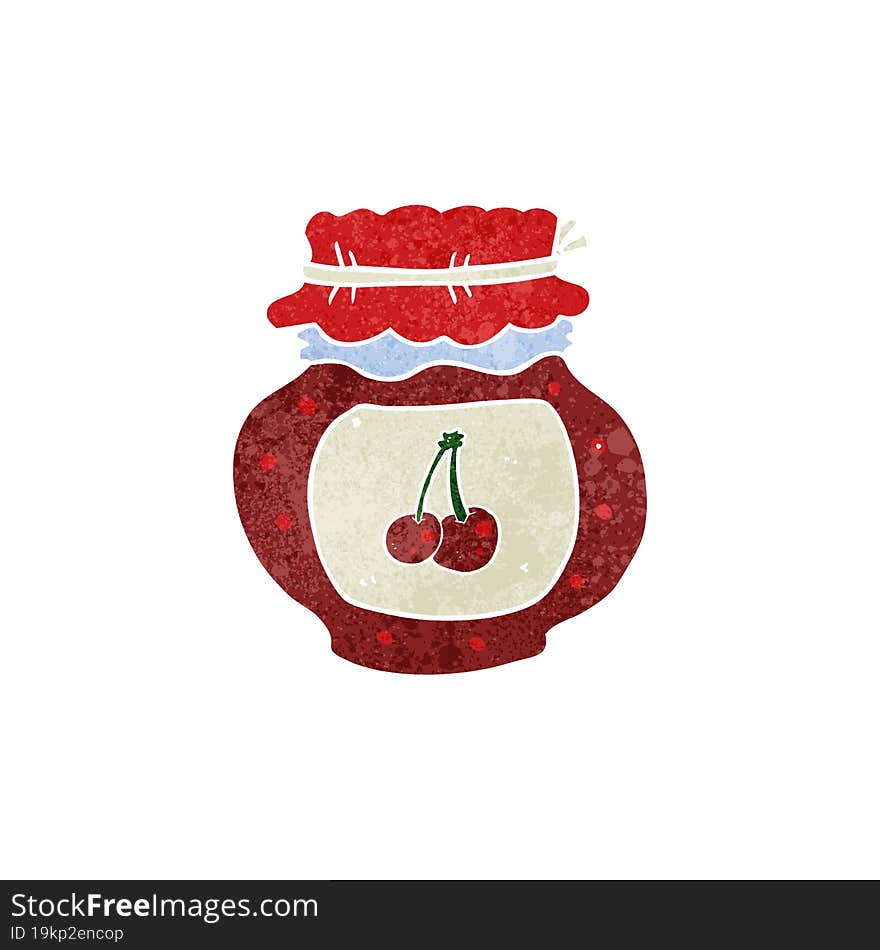 Retro Cartoon Cherry Jam