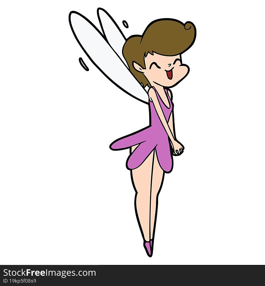 cartoon fairy. cartoon fairy