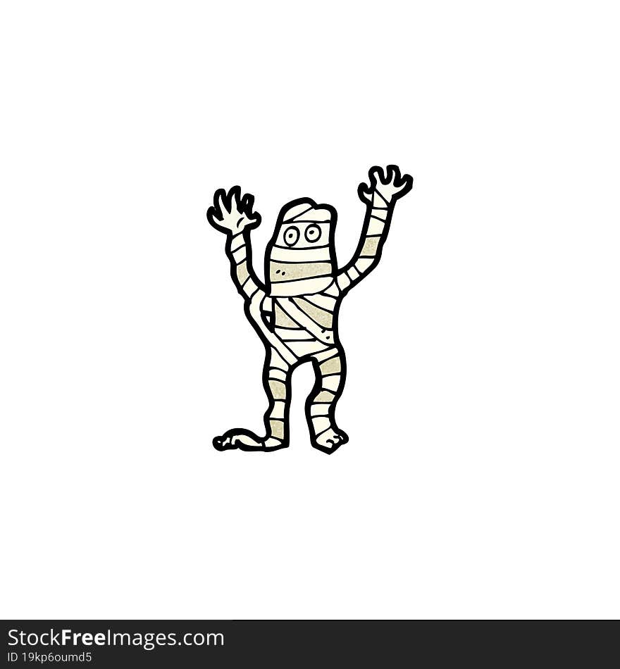 Cartoon Halloween Mummy