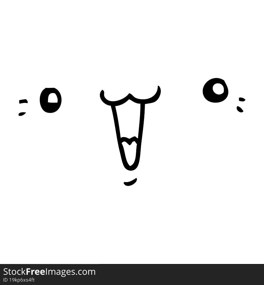 Cute Cartoon Face