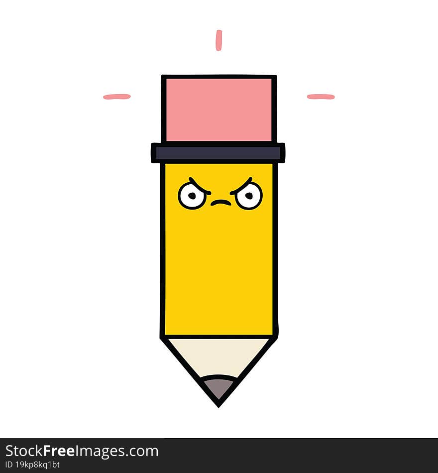 Cute Cartoon Pencil