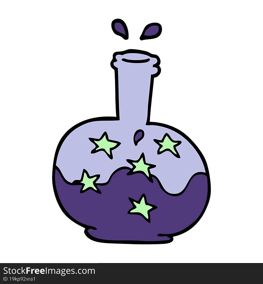 Cartoon Doodle Magic Potion