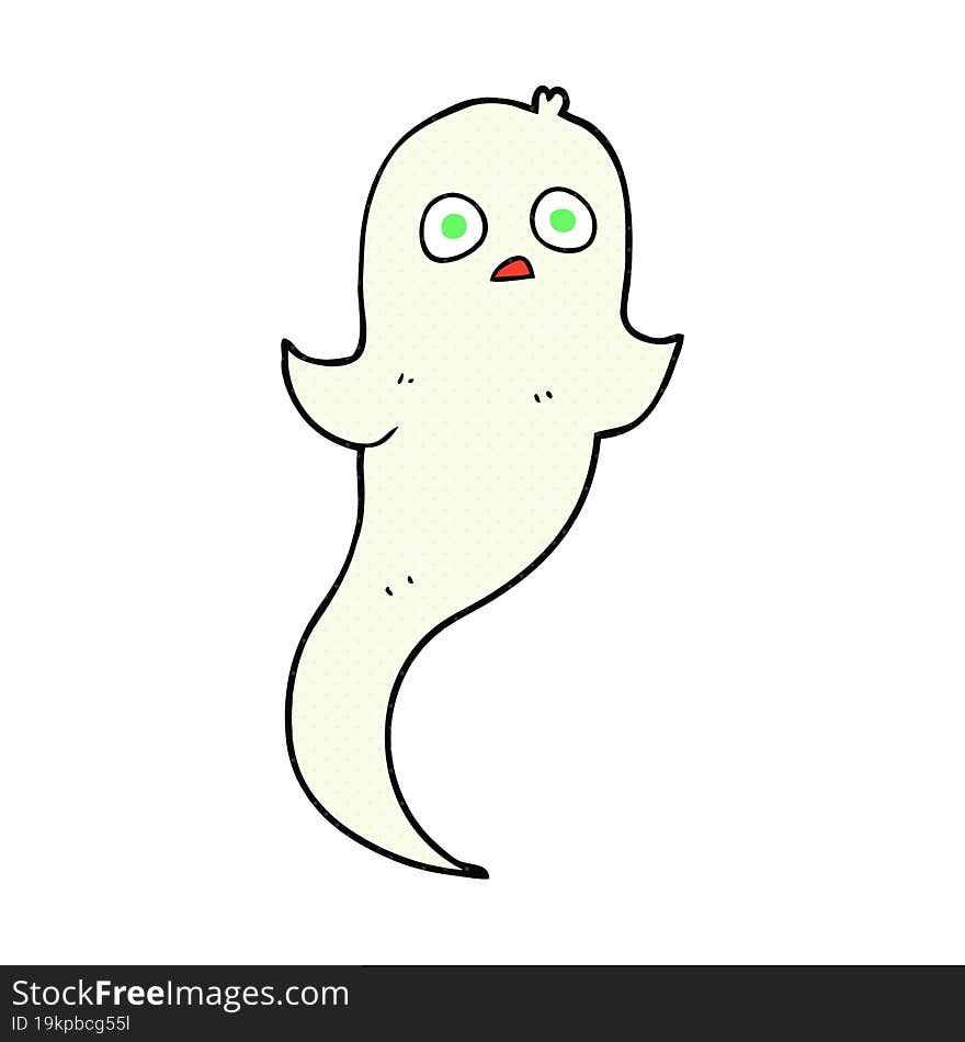 cartoon halloween ghost