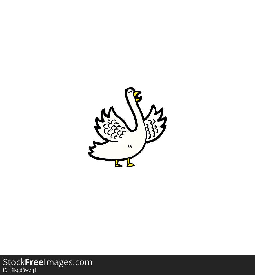 cartoon goose