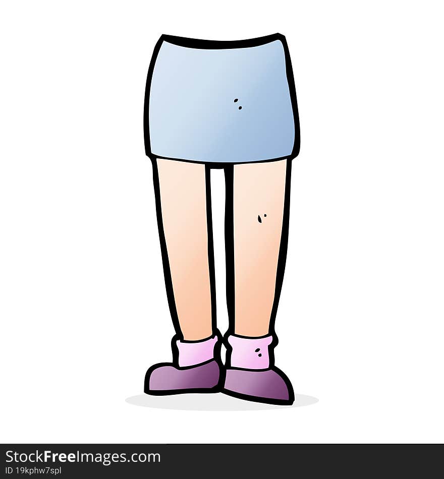 cartoon legs