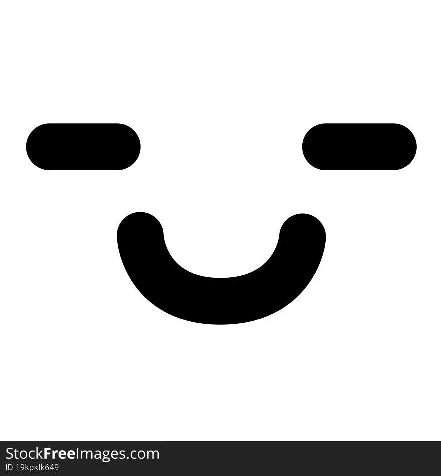 simple happy face icon