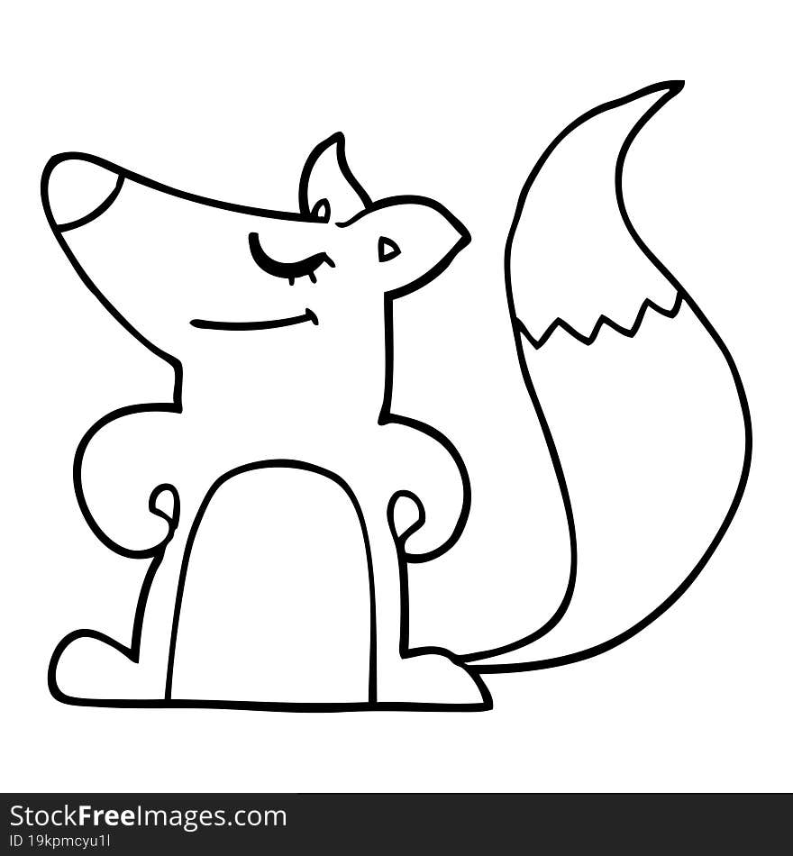 cartoon fox