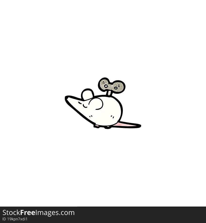 Cartoon Clockwork Mouse