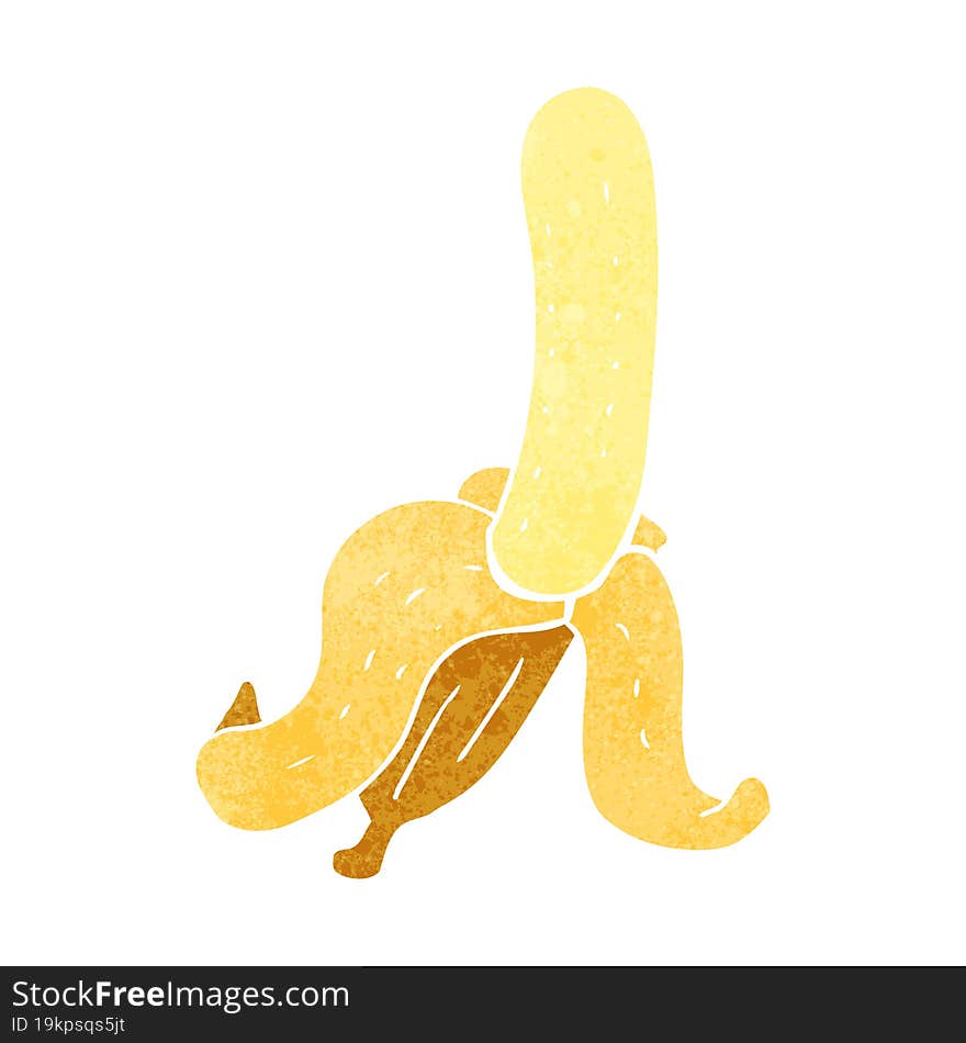 Retro Cartoon Banana