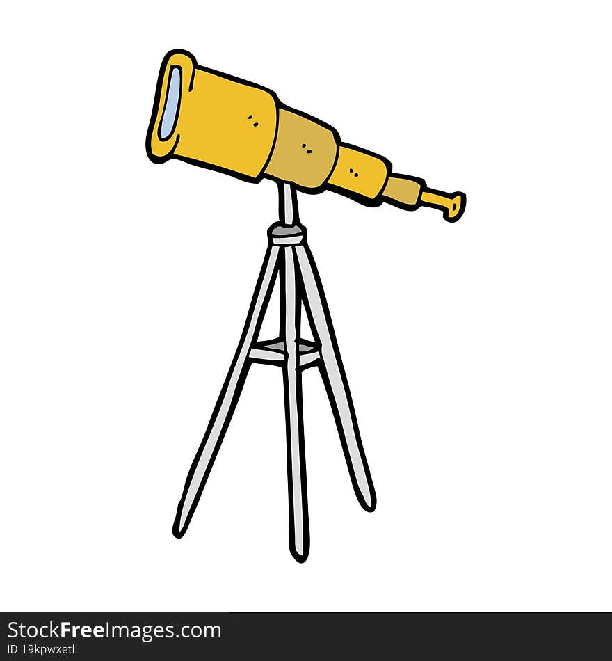 cartoon telescope