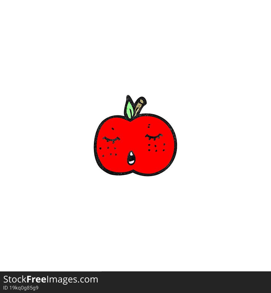 cartoon apple