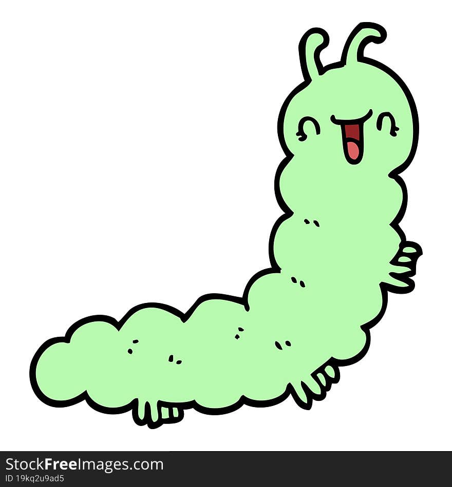 cartoon caterpillar