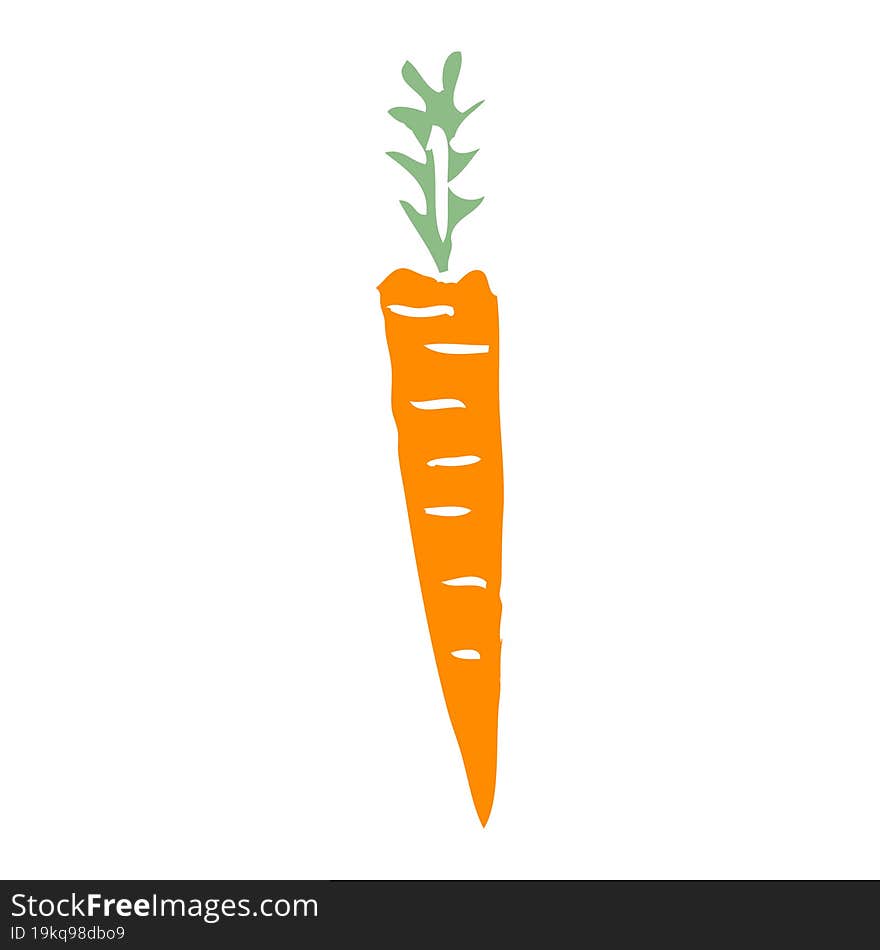 Cartoon Doodle Doodled Carrot