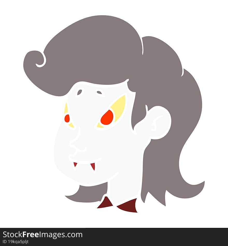 cartoon doodle vampire
